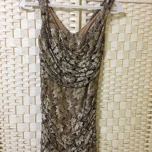 LACE SYMMETRICAL DRESS